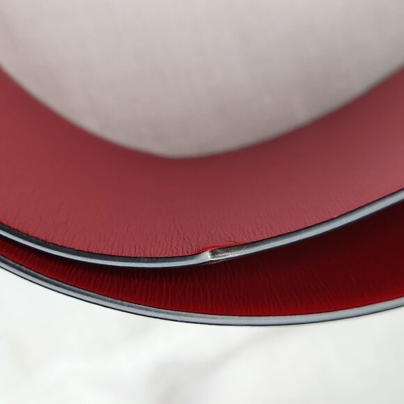 Valentino 70mm Reversible Belt Red/Burgundy